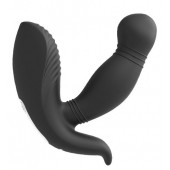 Черный вибромассажер простаты PROSTATE HERO - Dream Toys - в Невинномысске купить с доставкой