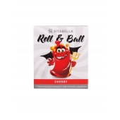 Стимулирующий презерватив-насадка Roll   Ball Cherry - Sitabella - купить с доставкой в Невинномысске