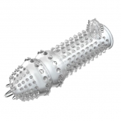 Закрытая прозрачная насадка Crystal sleeve - 14,2 см. - Erowoman-Eroman - в Невинномысске купить с доставкой