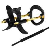 Черно-золотистый экстендер для пениса Sex Expert - Sex Expert - в Невинномысске купить с доставкой