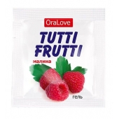 Пробник гель-смазки Tutti-frutti с малиновым вкусом - 4 гр. - Биоритм - купить с доставкой в Невинномысске