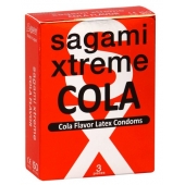 Ароматизированные презервативы Sagami Xtreme COLA - 3 шт. - Sagami - купить с доставкой в Невинномысске