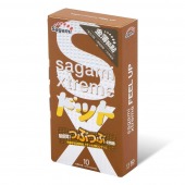 Презервативы Sagami Xtreme FEEL UP с точечной текстурой и линиями прилегания - 10 шт. - Sagami - купить с доставкой в Невинномысске