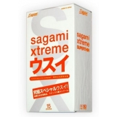 Ультратонкие презервативы Sagami Xtreme SUPERTHIN - 15 шт. - Sagami - купить с доставкой в Невинномысске