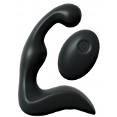 Черный вибромассажер простаты с пультом ДУ Control P-Spot Pro - Pipedream - в Невинномысске купить с доставкой