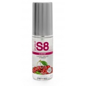 Смазка на водной основе S8 Flavored Lube со вкусом вишни - 50 мл. - Stimul8 - купить с доставкой в Невинномысске