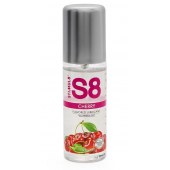 Смазка на водной основе S8 Flavored Lube со вкусом вишни - 125 мл. - Stimul8 - купить с доставкой в Невинномысске