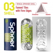 Мастурбатор SPINNER Shell - Tenga - в Невинномысске купить с доставкой