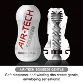 Мастурбатор AIR-TECH Squeeze Gentle - Tenga - в Невинномысске купить с доставкой