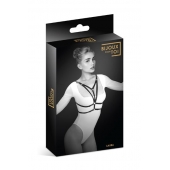 Черная упряжь на грудь Laura - Bijoux Pour Toi - купить с доставкой в Невинномысске