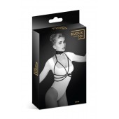 Черная упряжь на грудь Julia - Bijoux Pour Toi - купить с доставкой в Невинномысске