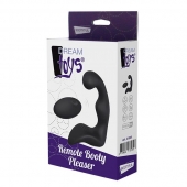 Черный вибромассажер простаты REMOTE BOOTY PLEASER - Dream Toys - в Невинномысске купить с доставкой