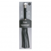 Черная плеть Easytoys Flogger With Metal Grip - 38 см. - Easy toys - купить с доставкой в Невинномысске