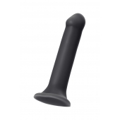 Черный фаллос на присоске Silicone Bendable Dildo XL - 20 см. - Strap-on-me - купить с доставкой в Невинномысске