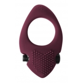 Бордовое эрекционное виброкольцо Pure Passion Sunset - Lola Games - в Невинномысске купить с доставкой