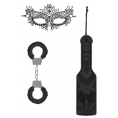 Черный игровой набор Introductory Bondage Kit №4 - Shots Media BV - купить с доставкой в Невинномысске