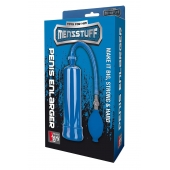 Синяя вакуумная помпа MENZSTUFF PENIS ENLARGER - Dream Toys - в Невинномысске купить с доставкой