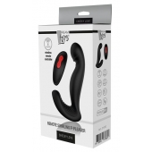 Черный вибромассажер простаты SWIRLING P-PLEASER - Dream Toys - в Невинномысске купить с доставкой