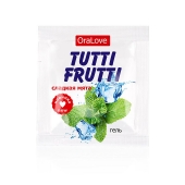 Пробник гель-смазки Tutti-frutti со вкусом мяты - 4 гр. - Биоритм - купить с доставкой в Невинномысске