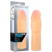 Телесная насадка-удлинитель на пенис PERFORMANCE 1.5INCH COCK XTENDER - 16 см. - Blush Novelties - в Невинномысске купить с доставкой