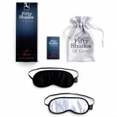 Набор из двух масок на глаза Soft Blindfold Twin Pack - Fifty Shades of Grey - купить с доставкой в Невинномысске