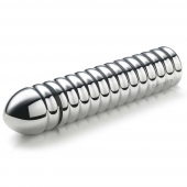 Рельефный фаллос для интенсивного электросекса Groovey George - 20 см. - MyStim - купить с доставкой в Невинномысске