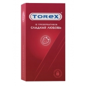 Презервативы Torex  Сладкая любовь  с ароматом клубники - 12 шт. - Torex - купить с доставкой в Невинномысске