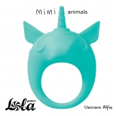 Зеленое эрекционное кольцо Unicorn Alfie - Lola Games - в Невинномысске купить с доставкой