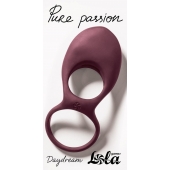 Бордовое эрекционное виброкольцо Daydream - Lola Games - в Невинномысске купить с доставкой