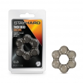 Дымчатое эрекционное кольцо Stay Hard Thick Bead Cock Ring - Blush Novelties - в Невинномысске купить с доставкой