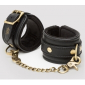 Черные наручники Bound to You Faux Leather Wrist Cuffs - Fifty Shades of Grey - купить с доставкой в Невинномысске