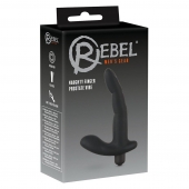 Черный вибромассажер простаты Naughty Finger Prostate Vibe - 13,8 см. - Orion - в Невинномысске купить с доставкой