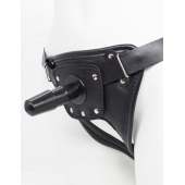 Черный пояс для насадок CLASS STRAP Restyling - LOVETOY (А-Полимер) - купить с доставкой в Невинномысске