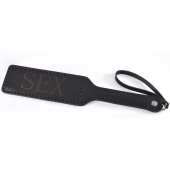 Черная гладкая шлепалка SEX - 35 см. - Sitabella - купить с доставкой в Невинномысске