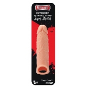 Телесная насадка EXTENDER WITH BALL STRAP 6.5 - 17 см. - Dream Toys - в Невинномысске купить с доставкой