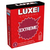 Текстурированные презервативы LUXE Royal Extreme - 3 шт. - Luxe - купить с доставкой в Невинномысске