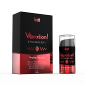 Жидкий интимный гель с эффектом вибрации Vibration! Strawberry - 15 мл. - INTT - купить с доставкой в Невинномысске