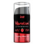 Жидкий интимный гель с эффектом вибрации Vibration! Strawberry - 15 мл. - INTT - купить с доставкой в Невинномысске