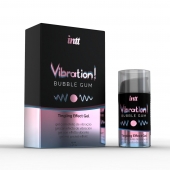 Жидкий интимный гель с эффектом вибрации Vibration! Bubble Gum - 15 мл. - INTT - купить с доставкой в Невинномысске