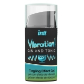 Жидкий интимный гель с эффектом вибрации Vibration! Gin   Tonic - 15 мл. - INTT - купить с доставкой в Невинномысске