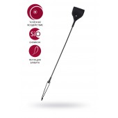 Черный гладкий стек с тонкой ручкой - 48 см. - ToyFa - купить с доставкой в Невинномысске