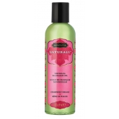 Массажное масло Naturals Strawberry Dreams с ароматом клубники - 59 мл. - Kama Sutra - купить с доставкой в Невинномысске