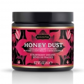Пудра для тела Honey Dust Body Powder с ароматом клубники - 170 гр. - Kama Sutra - купить с доставкой в Невинномысске