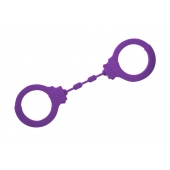 Фиолетовые силиконовые поножи Limitation - Lola Games - купить с доставкой в Невинномысске