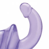 Фиолетовый безремневой страпон Strapless Strap-On - Lux Fetish - купить с доставкой в Невинномысске