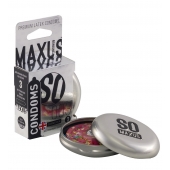 Экстремально тонкие презервативы в железном кейсе MAXUS Extreme Thin - 3 шт. - Maxus - купить с доставкой в Невинномысске