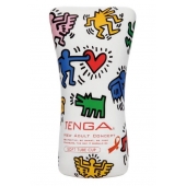 Мастурбатор-туба Keith Haring Soft Tube CUP - Tenga - в Невинномысске купить с доставкой