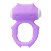 Фиолетовое виброкольцо на пенис Zort - A-toys - в Невинномысске купить с доставкой