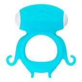 Голубое виброкольцо на пенис Sair - A-toys - в Невинномысске купить с доставкой