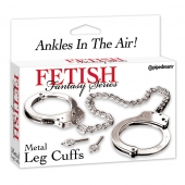 Металлические наручники Metal Leg Cuffs - Pipedream - купить с доставкой в Невинномысске